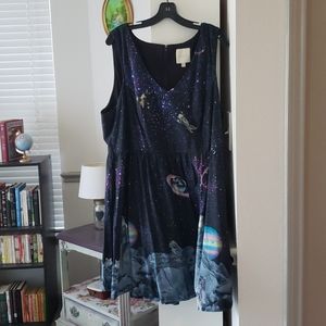 Modcloth Cats in Space Dress